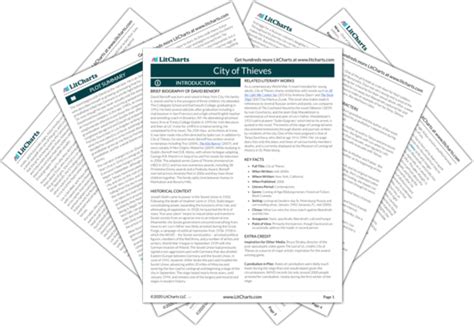 city of thieves sparknotes|City of Thieves Themes .